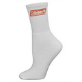 Super Soft Cotton Crew Sock w/Printed Applique